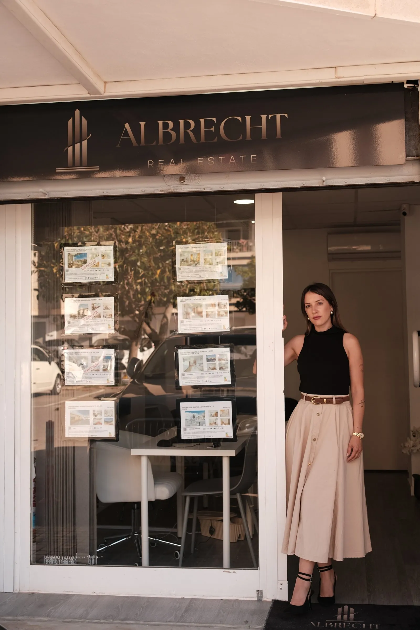 Sofía Albrecht, asesora inmobiliaria en Santa Pola