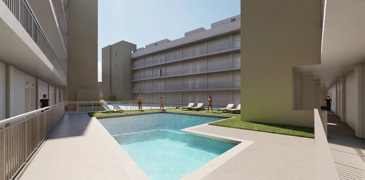 Obra nueva en Almoradí con piscina y zonas comunes